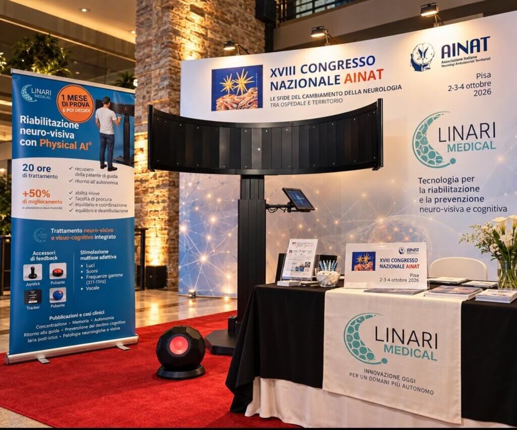 Linari Medical Booth at the Rino Ricci Auditorium - Northwest Tuscany Chamber of Commerce in Pisa